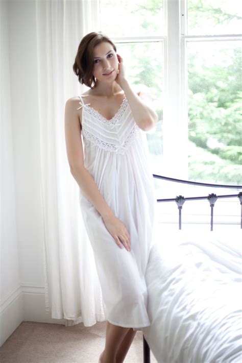 100 cotton victorian style white cotton nightdress by etsy uk night dress cotton night