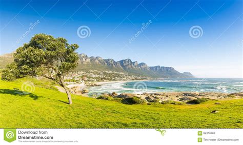 Camps Bay In Cape Town South Africa Stock Photo Image Of Mountain