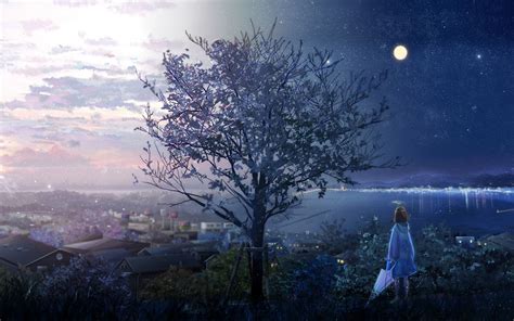 Anime Moonlight Wallpapers Top Free Anime Moonlight Backgrounds