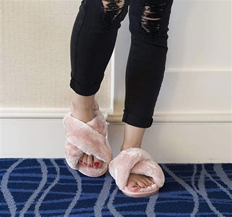 Amazon Fuzzy Slippers That We Want In Every Single Color Us Weekly