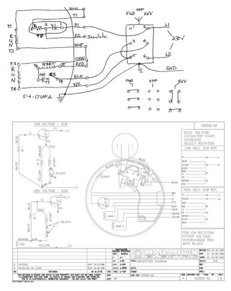 Marathon Electric Motor Wiring Diagram 3 Phase For Your Needs