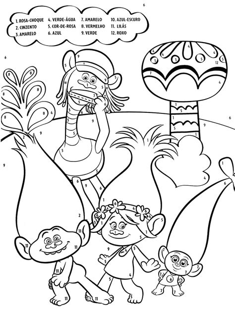 32 Desenhos Dos Trolls Para Colorir E Imprimir Online Cursos Gratuitos