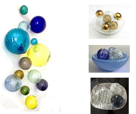 Customize Your Own Set Of Hand Blown Glass Balls Worldly Goods Too Glass Blowing Glass