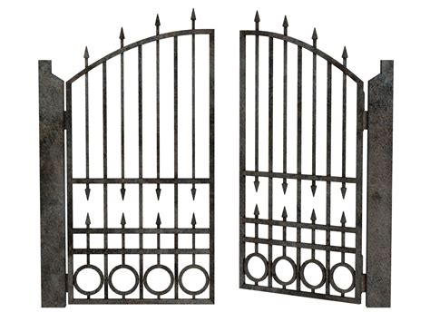 Custom Security Iron Gatehgi0074 Iron Gate Metal Garden Gates