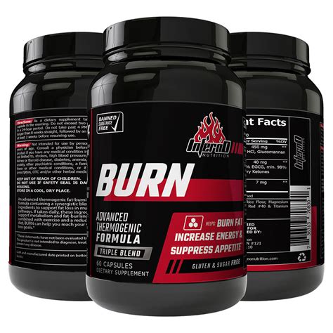 Burn Triple Blend Ultimate Fat Burner Inferno Nutrition Llc