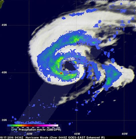 Please download one of our supported browsers. GPM satellite sees Hurricane Nicole moving over cold North ...