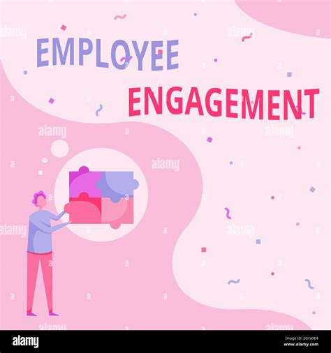 Conceptual Display Employee Engagement Concept Meaning Relationship