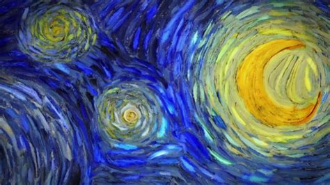The Animation Of Van Goghs Starry Night Youtube
