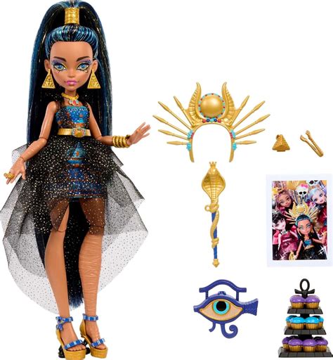 Monster High Cleo De Nile Doll In Monster Ball Party Dress With Themed Accessories Like A
