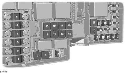 Esquema Caja De Fusibles Ford Focus B4 C307 Post Mca A Partir De