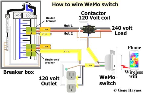 Single Phase 2 Pole Contactor Wiring Diagram Wiregram