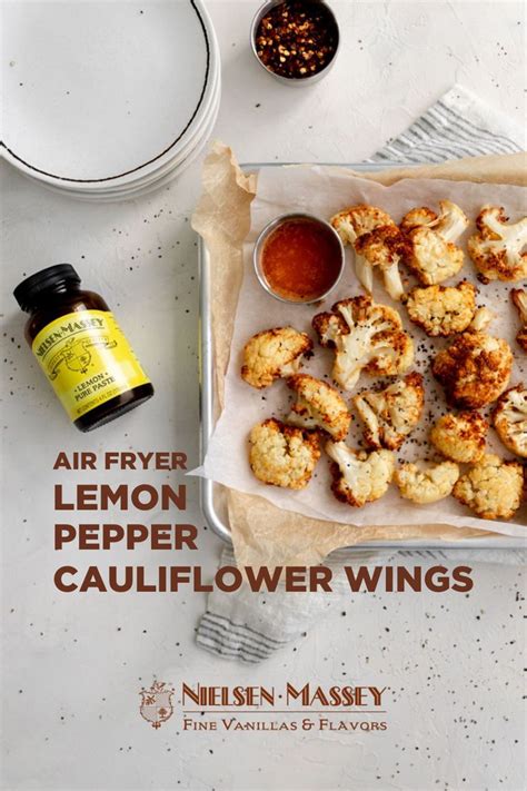 Grilled Lemon Pepper Cauliflower Wings Nielsen Massey Vanillas