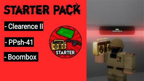 Starter Pack Review Military Simulator Roblox Youtube