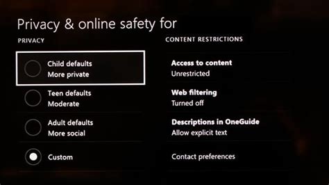 How To Set Up Parental Controls On The Xbox One Parental Control