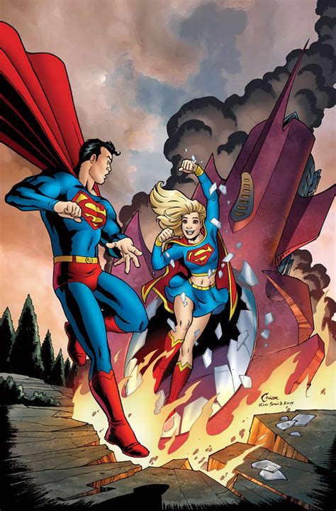 Dynamic Duo Superman And Supergirl