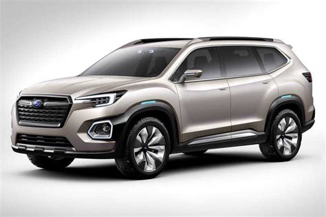 Subaru Viziv 7 Concept Car Is A Mid Sized Suv Scheduled For 2018 Launch