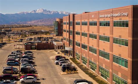Contacts And Locations Colorado Springs Orthopaedic Group