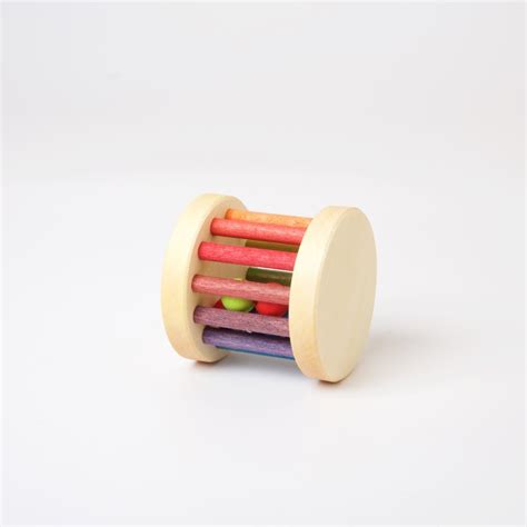 Grimms Rainbow Coloured Rolling Wheel Conscious Craft
