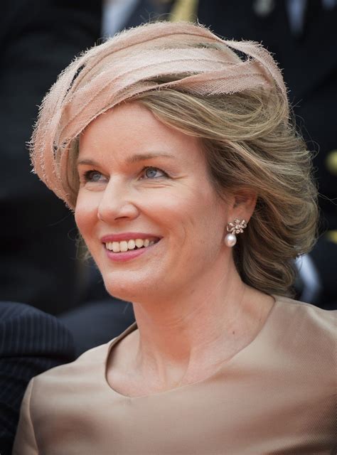 Queen Mathilde has worn this particular head piece before. At the ...