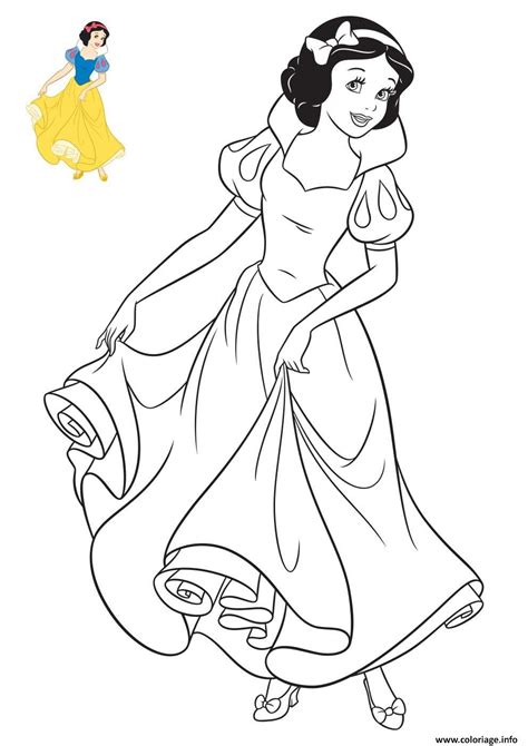 Posted by coloriage on june 2nd, 2011 / no comments. Coloriage Princesse Disney Blanche Neige dessin
