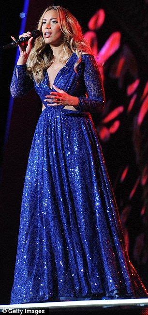 Shes Lost Her Fashion X Factor Leona Lewis Unflattering Gown Adds Inches To Her Usually Trim