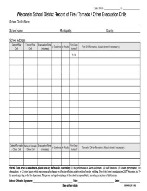 A brief fire extinguisher inspection checklist form designed for monthly evaluation of fire extinguishers. printable fire drill log - Fill Out, Print & Download ...