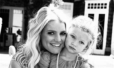 jessica simpson and her five year old daughter wear matching floral dresses on instagram hello