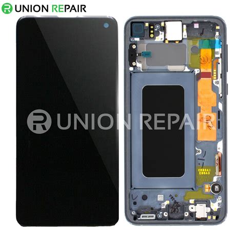 Replacement For Samsung Galaxy S10e Lcd Screen Assembly With Frame Blue