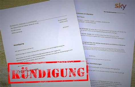 Adresse lidl digital international gmbh & co. Sky kündigen: Kostenlose Vorlage (PDF + Word)