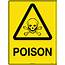 Poison  Uniform Safety Signs