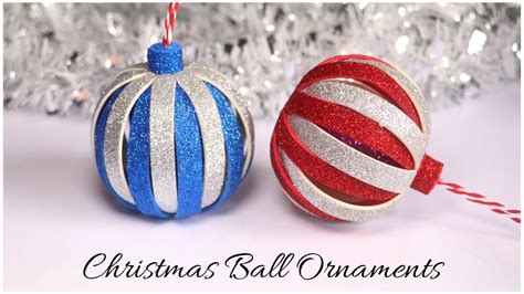 Diy Christmas Ornaments Glitter Foam Home And Garden Reference