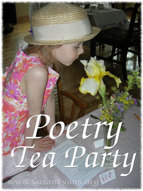 Poetry Tea Party Susans Homeschool Blog Susans Homeschool Blog