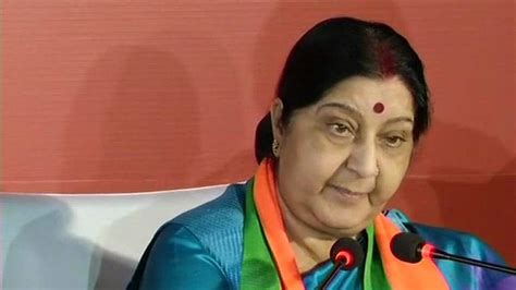 Photo Tribute Sushma Swaraj Prolific Orator Remarkable Leader News