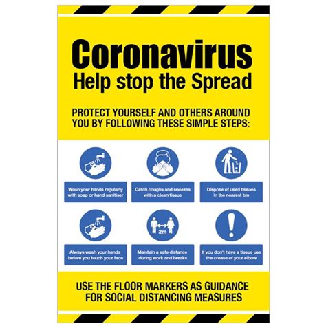 Coronavirus Help Stop The Spread Sign Coronavirus Social Distancing