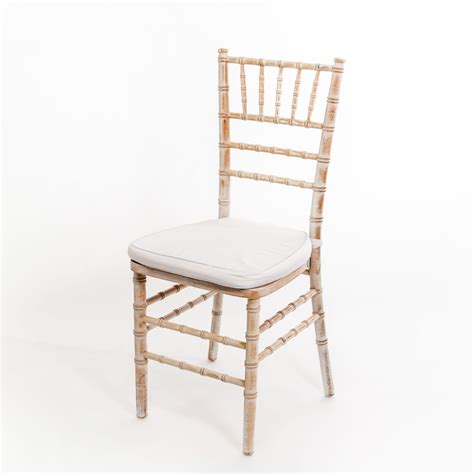 Chiavari chairs have become a classic in the event industry, and are also very popular in high profile entertainment venues. Whitewash Chiavari Chair - The Event Rental Co.