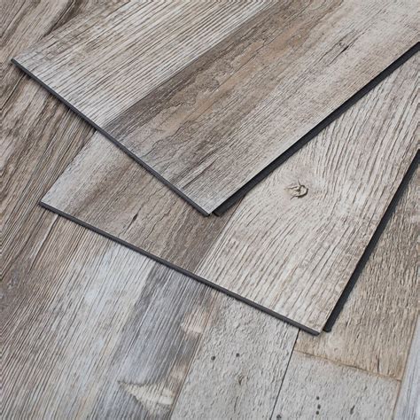 23 Sq Ft Restored Wood Vinyl Interlocking Plank Flooring Restore Wood