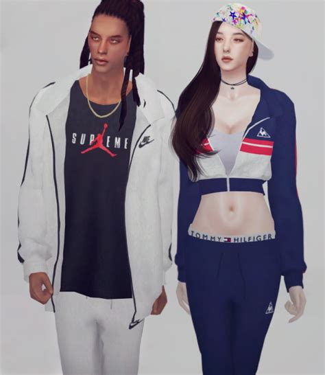 Kk Sims Couple Jogger Set • Sims 4 Downloads
