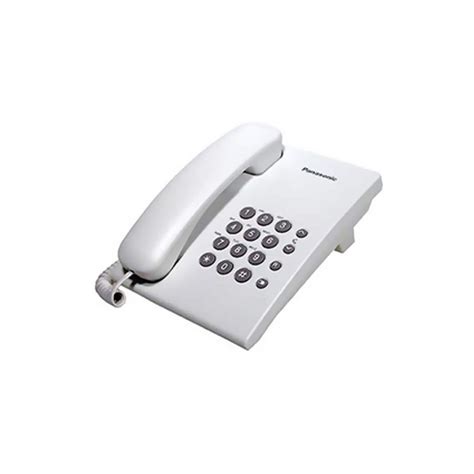 Shop Panasonic Corded Landline Phone White Dragon Mart Uae