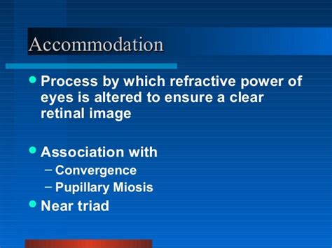 Accommodative And Vergence Dysfunction