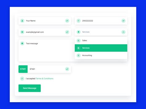 Conformy Php Ajax Modern Contact Form By Aip Themes On Dribbble