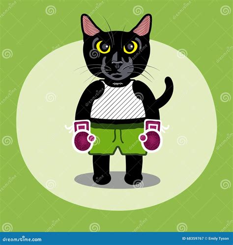 Boxing Cat Gloves Stock Illustrations 37 Boxing Cat Gloves Stock