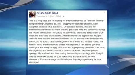 Alabama Mom Uses Facebook To Apologize For Rude Daughters
