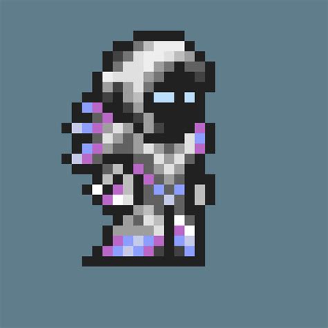 Pixilart Terraria Spectre Armor By Reptox