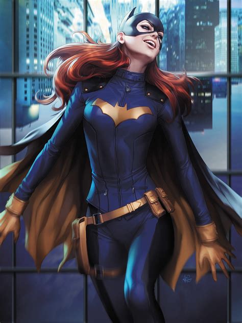 batgirl 31 textless variant cover by stanley “artgerm” lau r dccomics