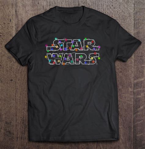 Star Wars Christmas Lights Logo T Shirts Hoodies Sweatshirts And Merch