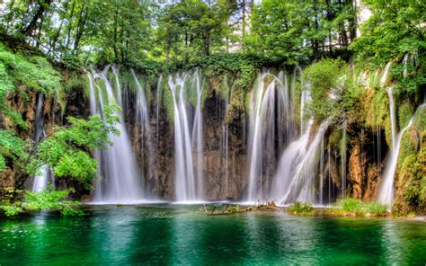 Download Wallpapers Croatia 4k Waterfalls Plitvice