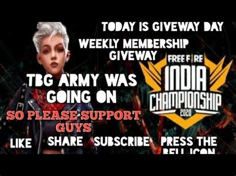 We won't take any free fire is the ultimate survival shooter game available on mobile. FREE FIRE LIVE WEEKLY MEMBERSHIP GIVEWAY🏴‍☠️ROAD TO 2K ...