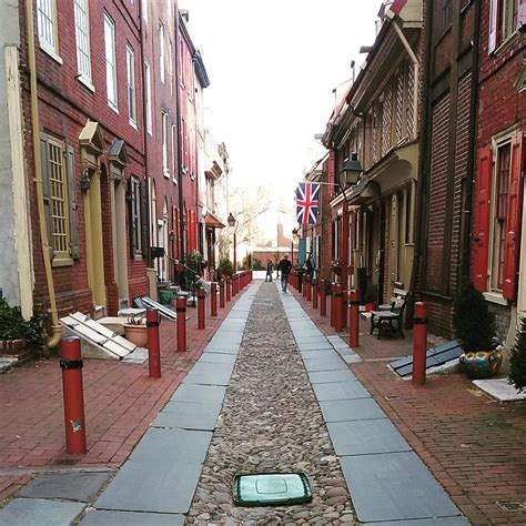 Philadelphia Elfreths Alley Oldest Residential Street In The United