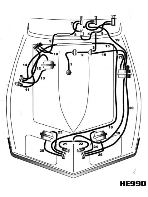1968 Corvette Wiper Door Vacuum Diagram