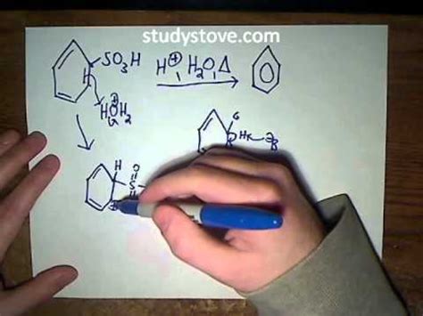The product formed is benzenesulfonic acid. Organic Chemistry Mechanisms: Desulfonation of ...